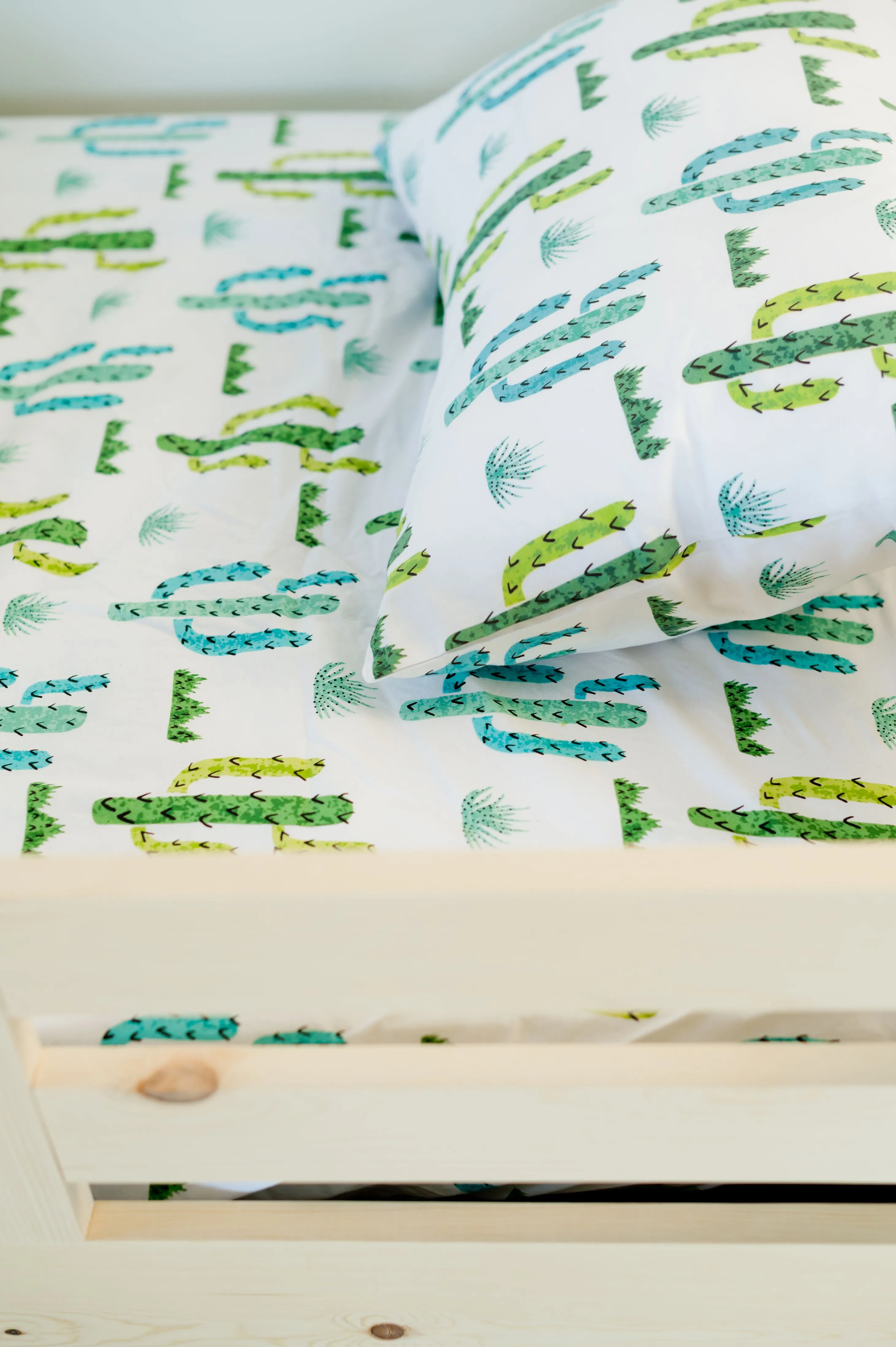 100% Cotton Toddler Pillowcase – Cactus