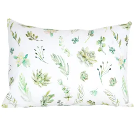 100% Cotton Toddler Pillowcase – Succulents