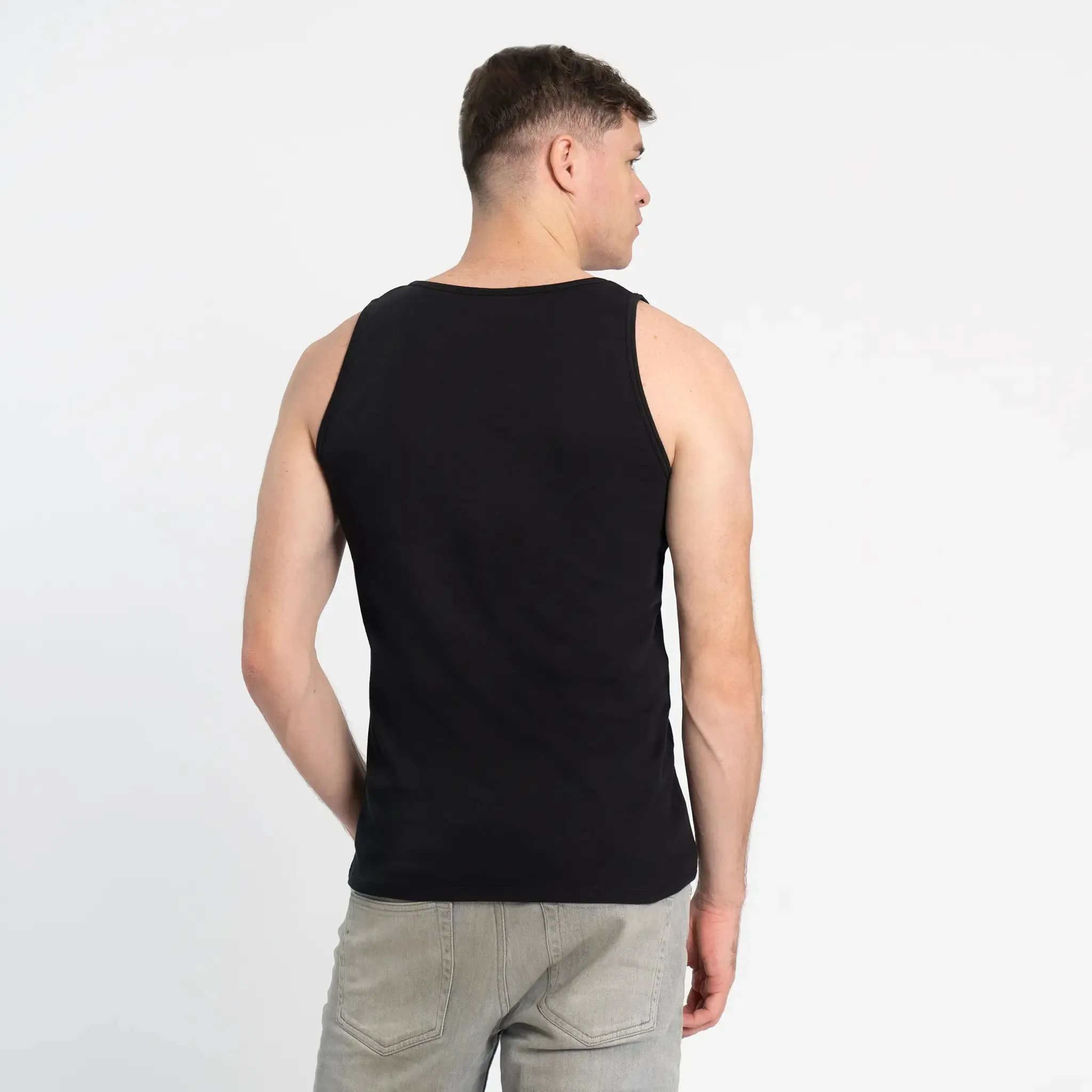 3 Pack - Men's Organic Pima Cotton Tank Tops