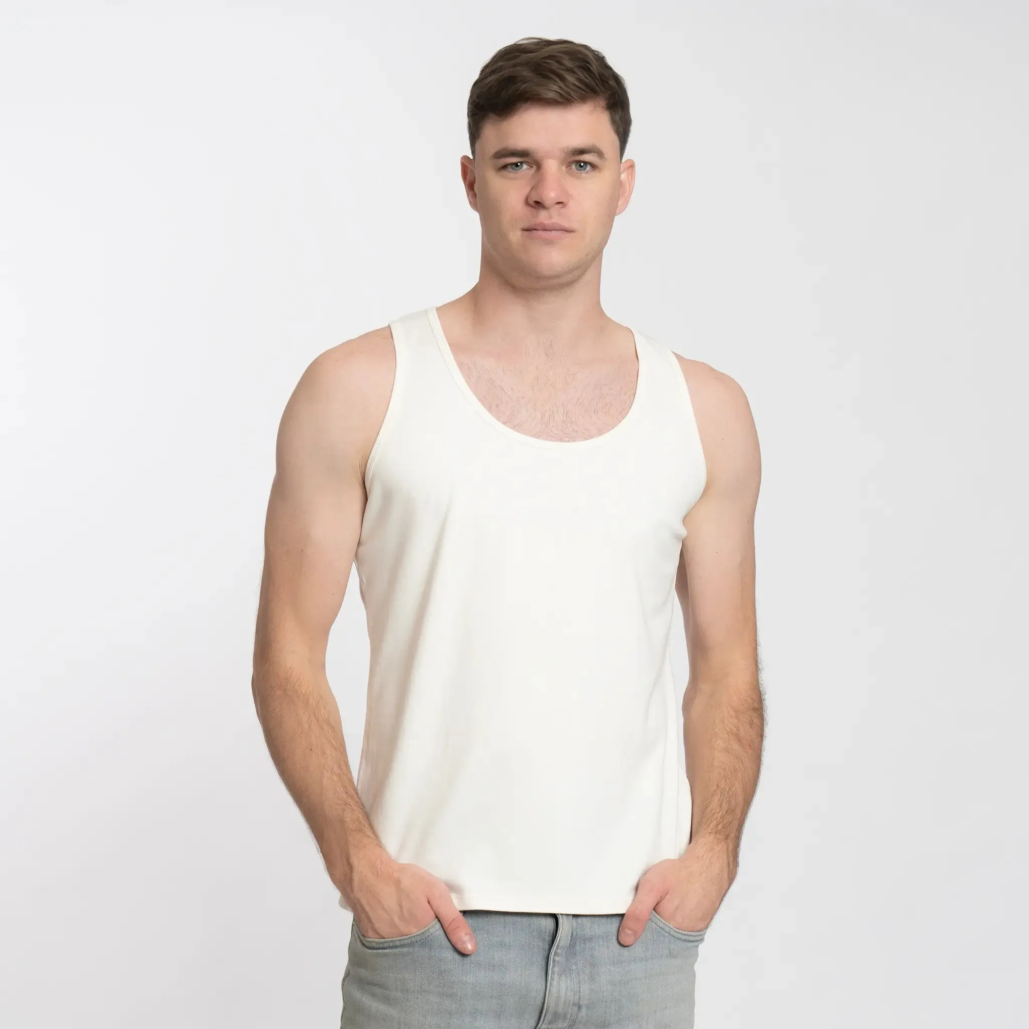 3 Pack - Men's Organic Pima Cotton Tank Tops