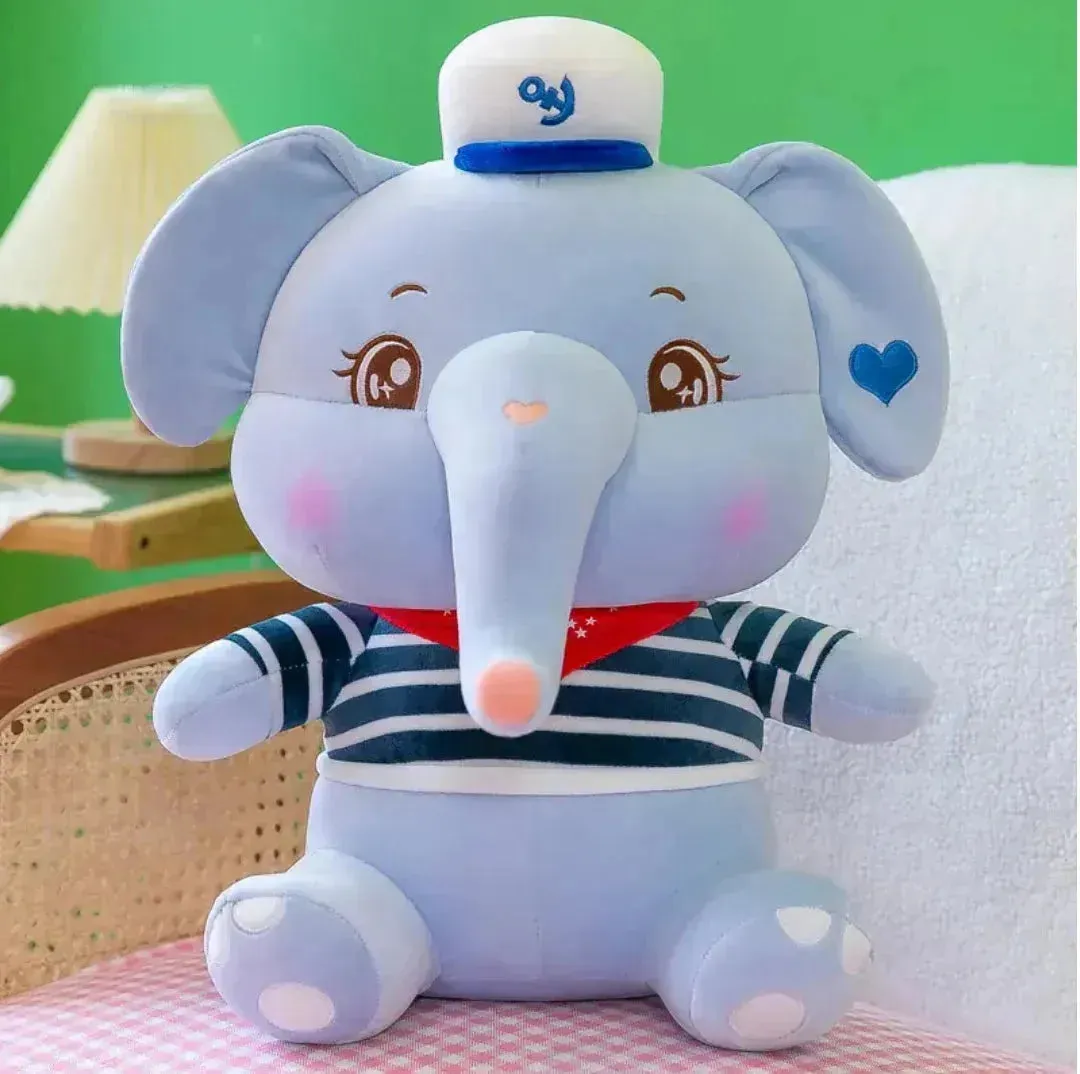 Adorable Sailor Elephant Plush