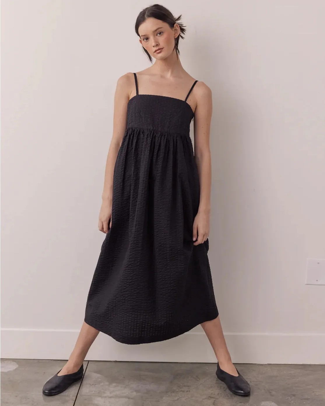 Amente Cami Midi Dress Black