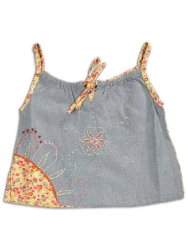 Babalooi - Little Girls Chambray Tank Top