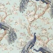 Belvedere Duck Egg Curtain Fabric