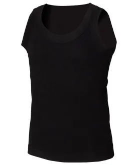 Black - Kids tank vest