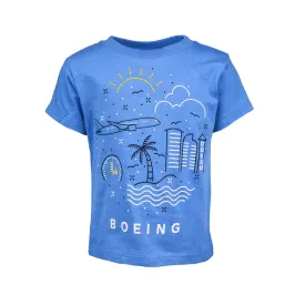 Boeing Commercial Doodle Toddler T-Shirt