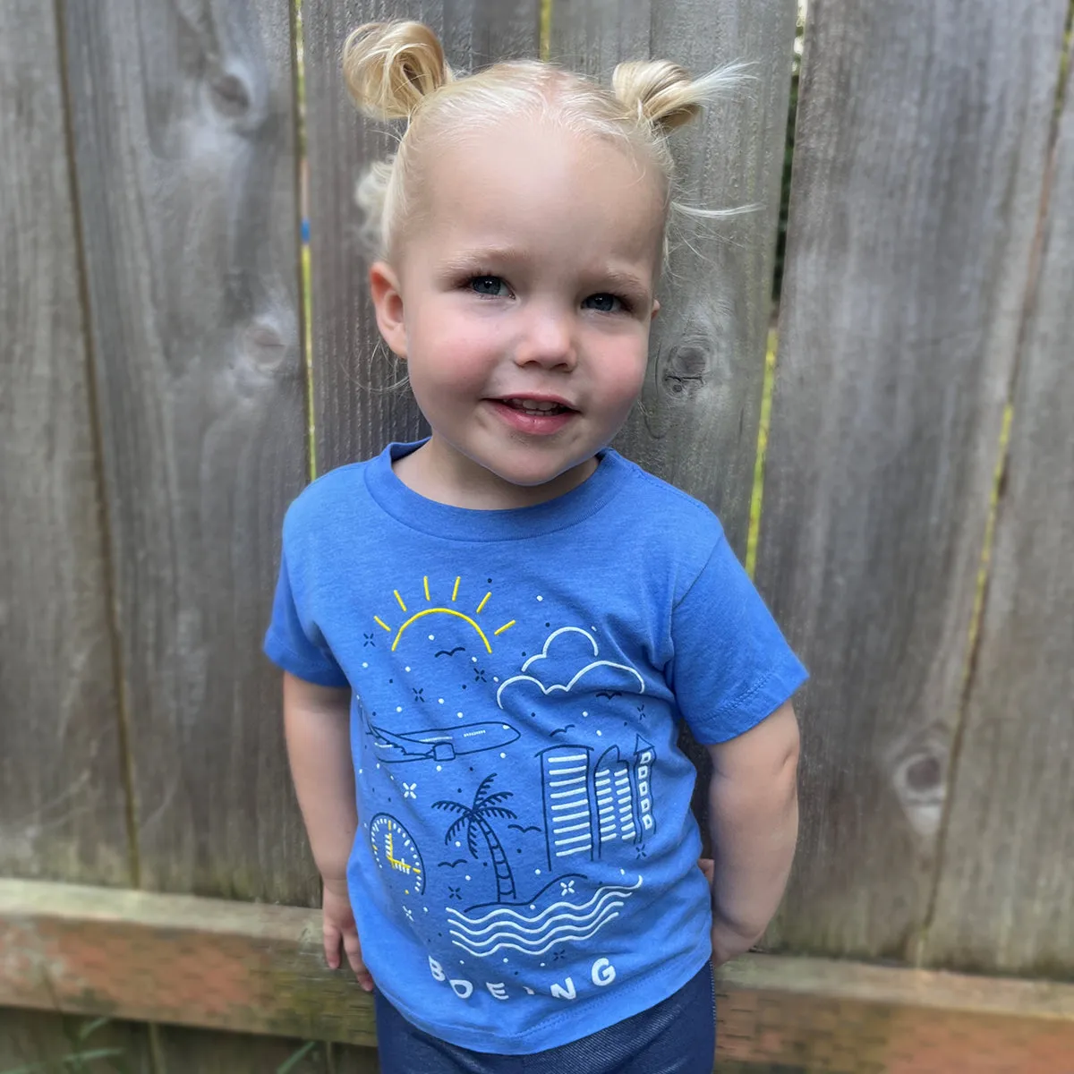 Boeing Commercial Doodle Toddler T-Shirt