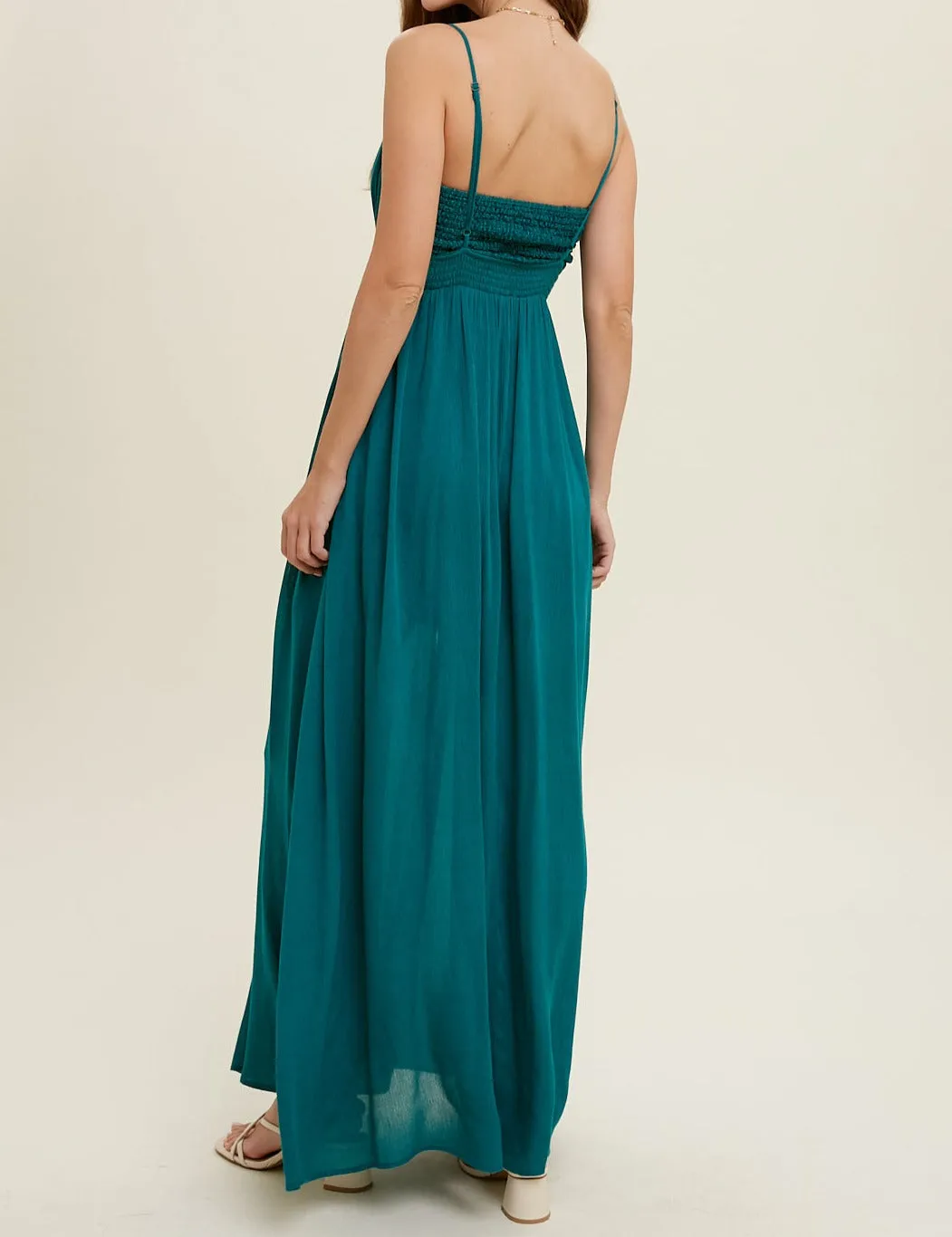 Cami Maxi Dress With Smocked Detailing