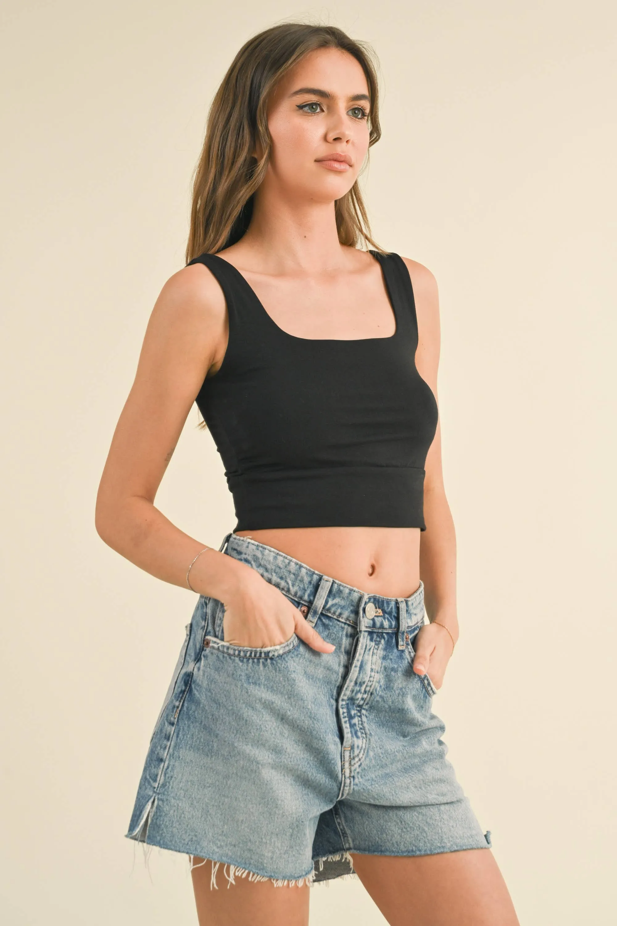 Cami Square Neck  Top