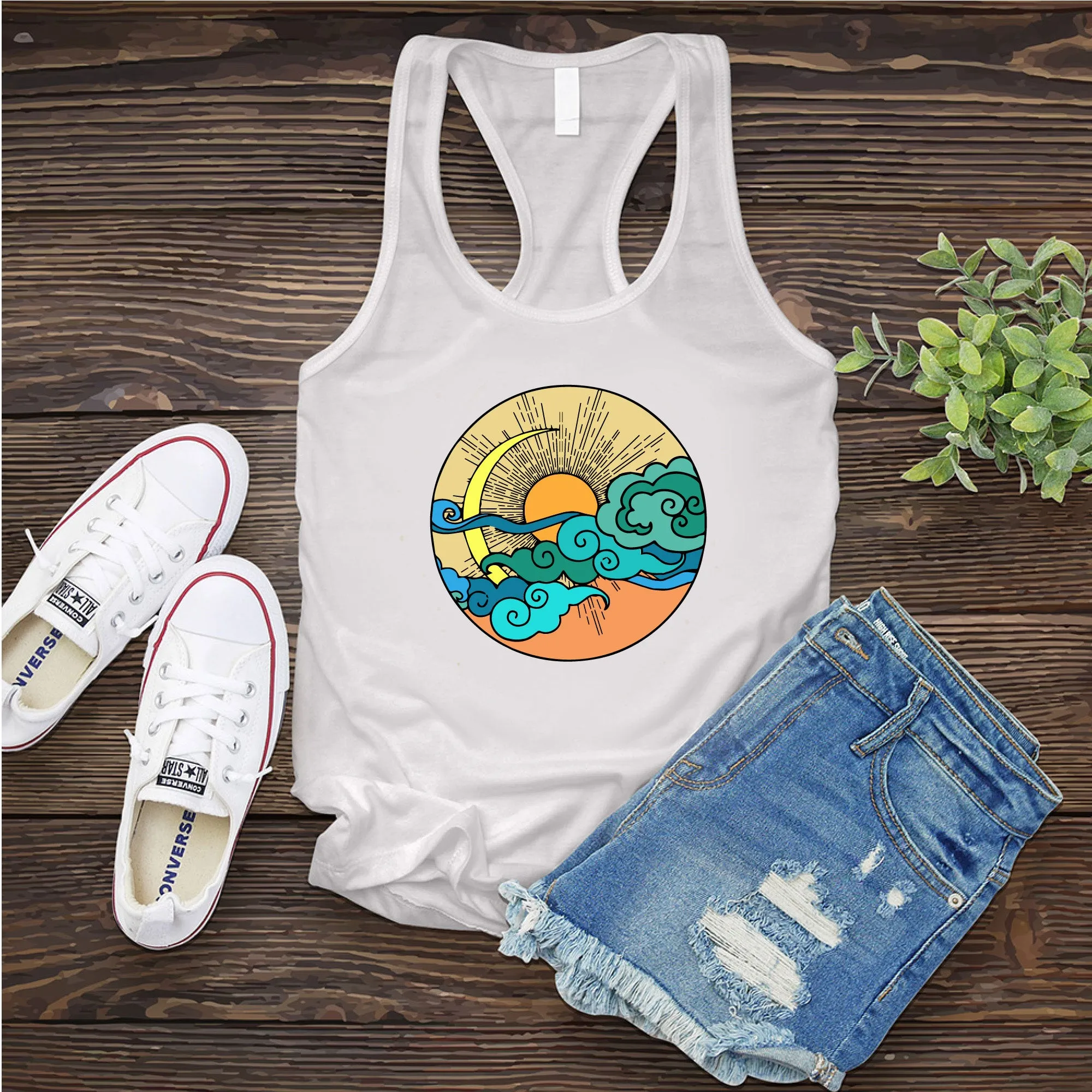 Colorful Skies Women's Tank Top