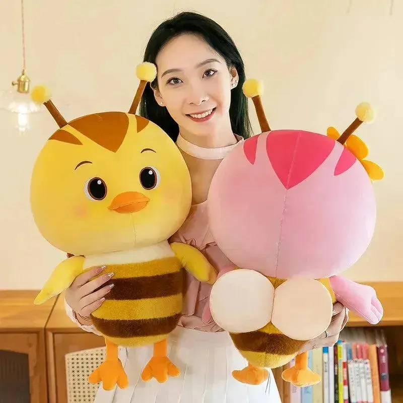 Cute Cartoon Duck Bee Squad Plush Doll