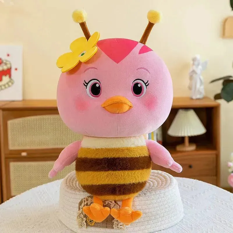 Cute Cartoon Duck Bee Squad Plush Doll