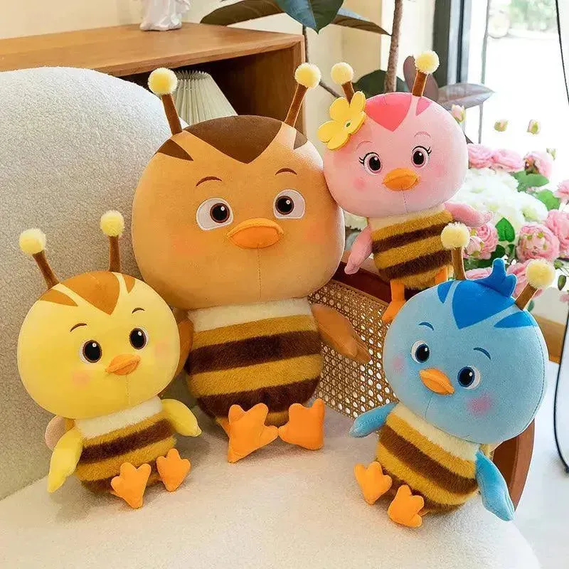 Cute Cartoon Duck Bee Squad Plush Doll