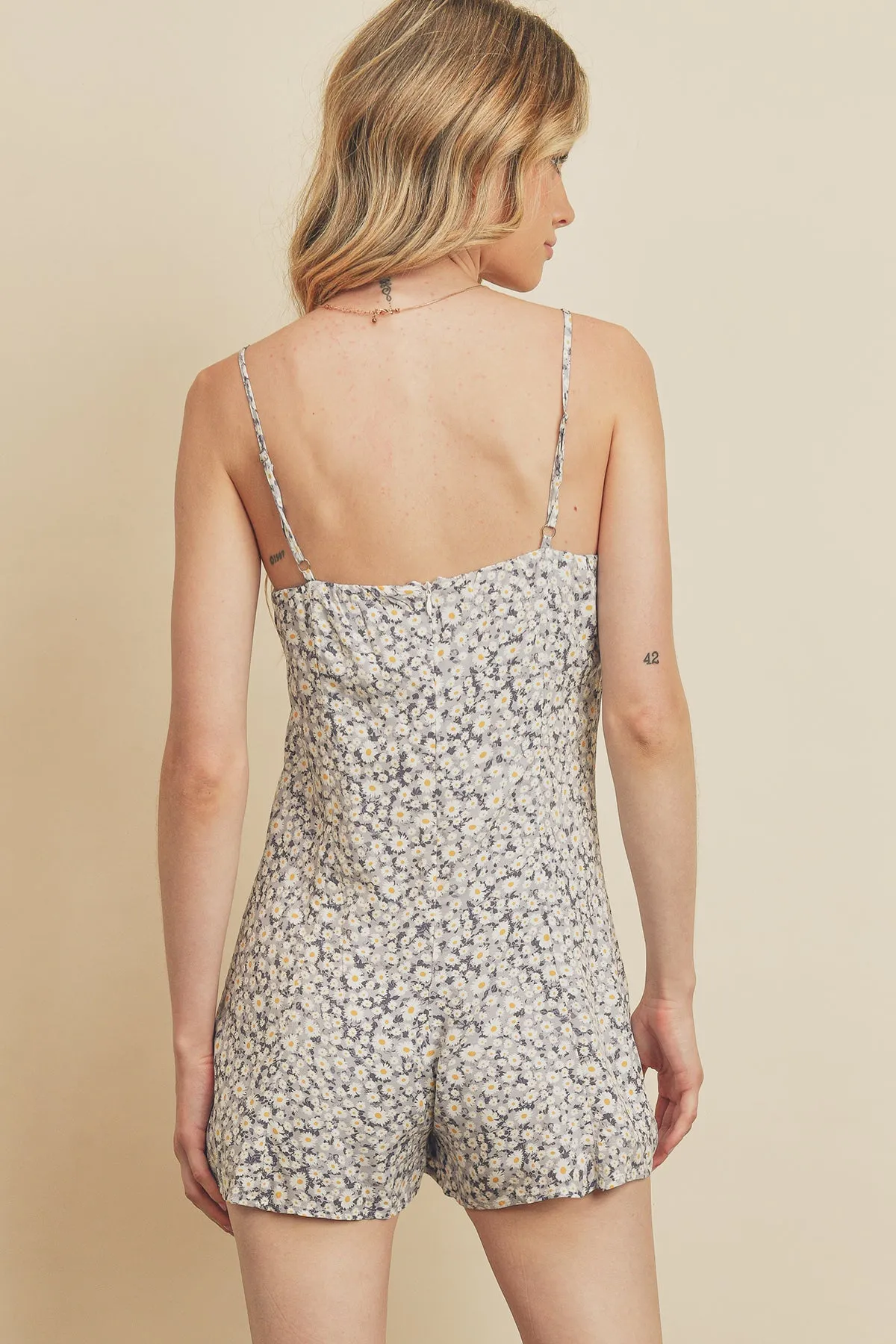 DF Blue Lavender Romper