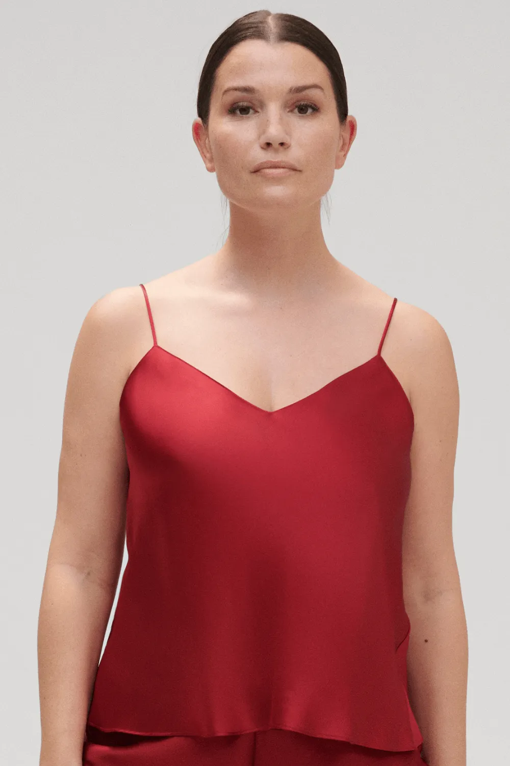 Dream Silk Camisole Red