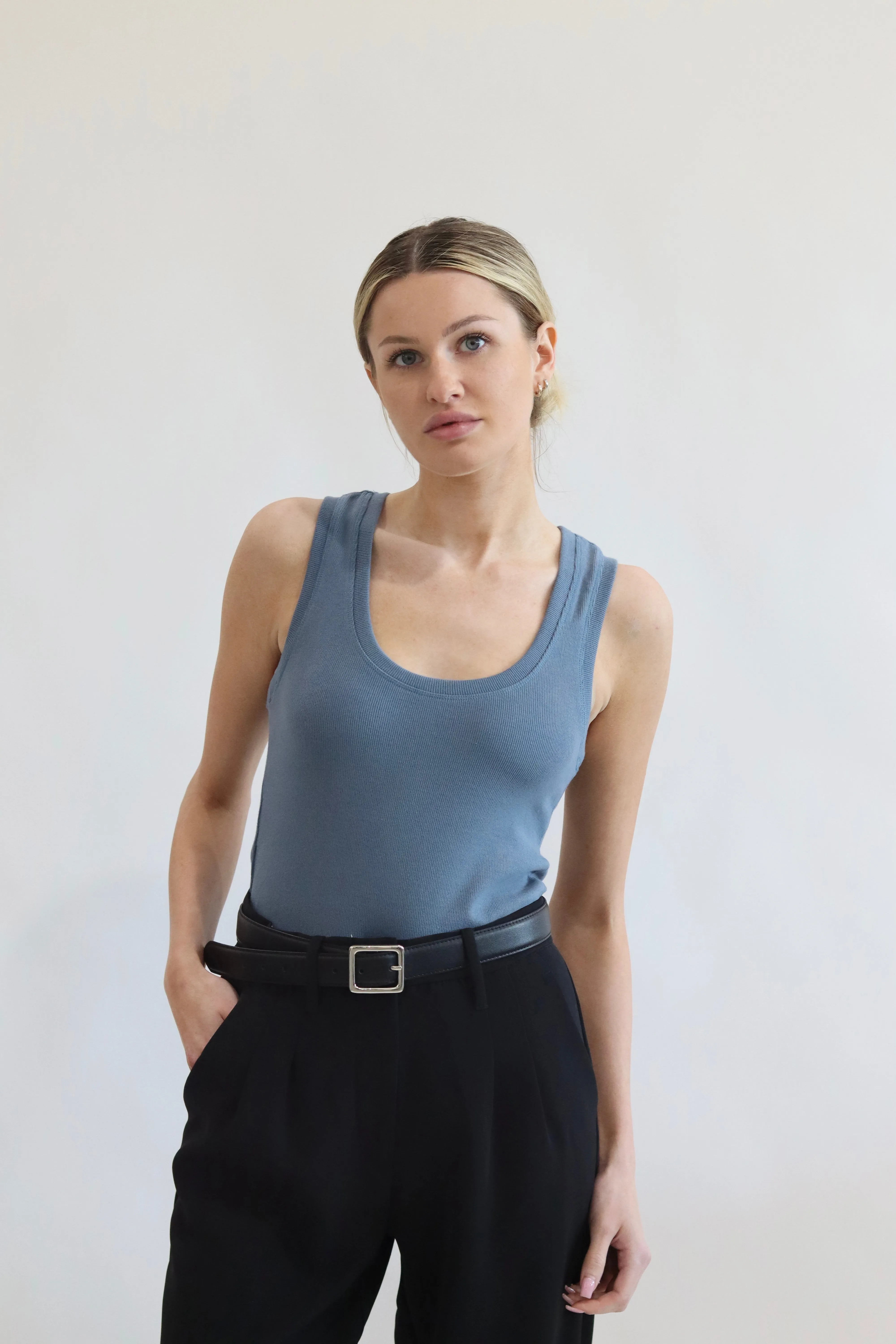 Essential Ribbed Tank Top