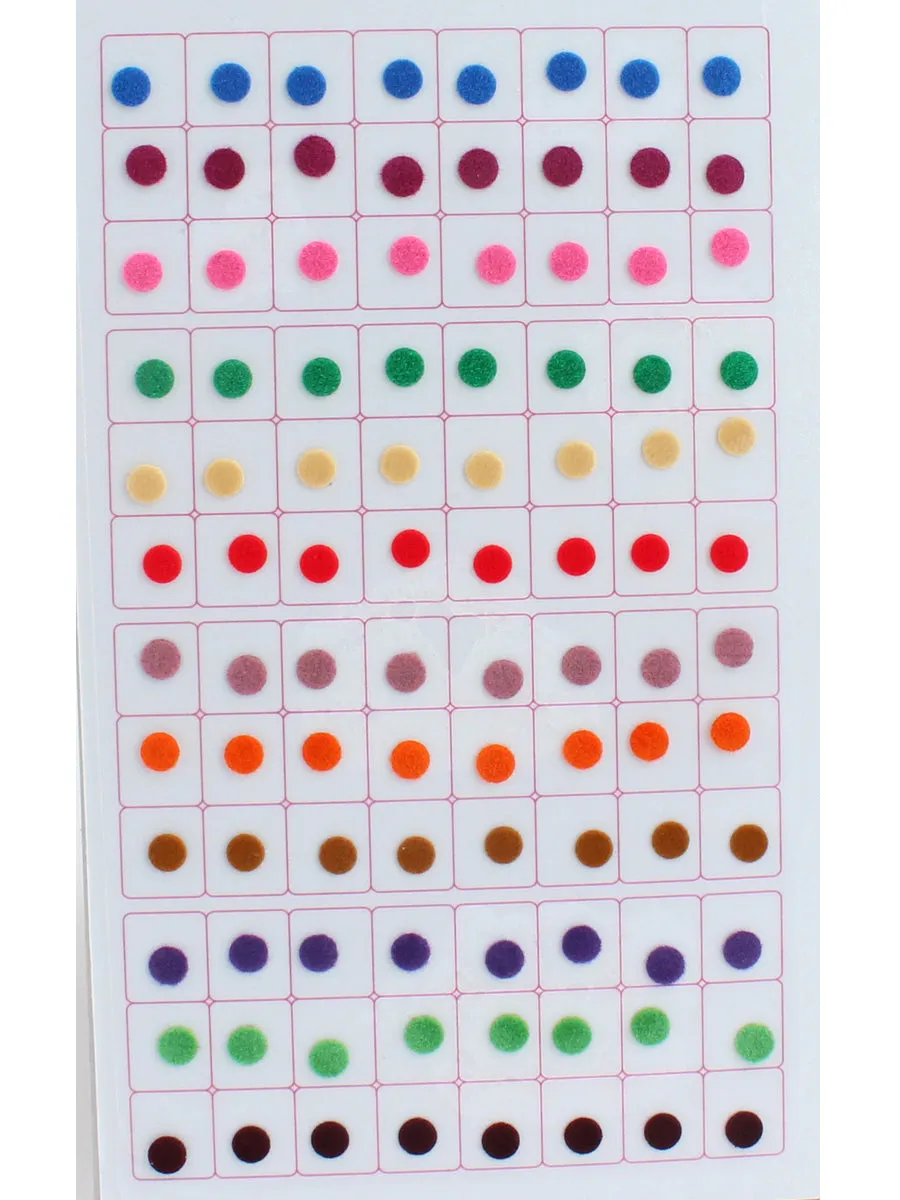 Free Multi Color Plain Sticker Bindi Book