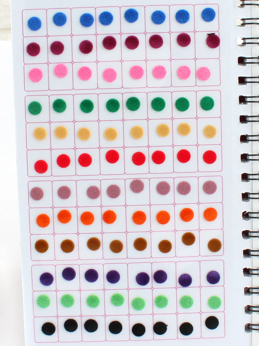 Free Multi Color Plain Sticker Bindi Book