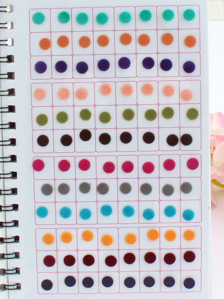 Free Multi Color Plain Sticker Bindi Book