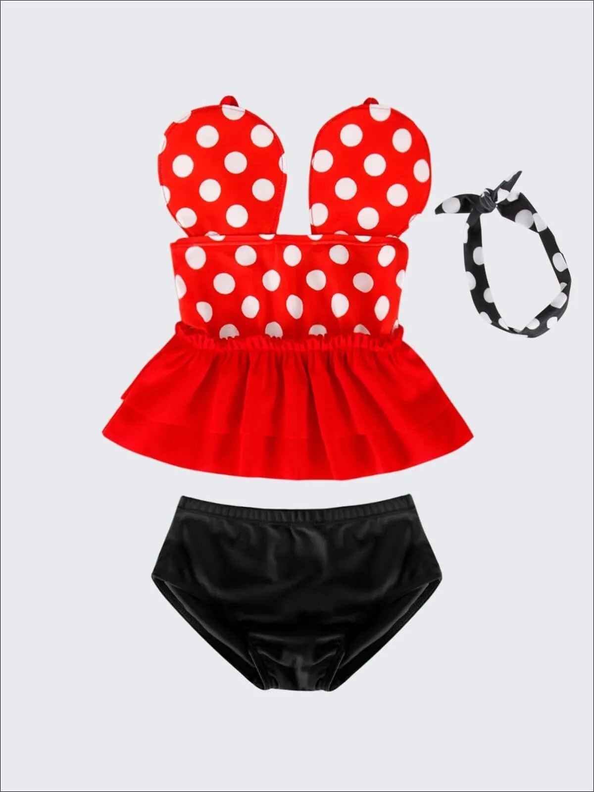 Girls Whole-Lotta Polka Love Two Piece Swimsuit