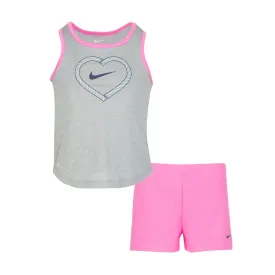 Happy Camper Mesh Short Set - Toddler