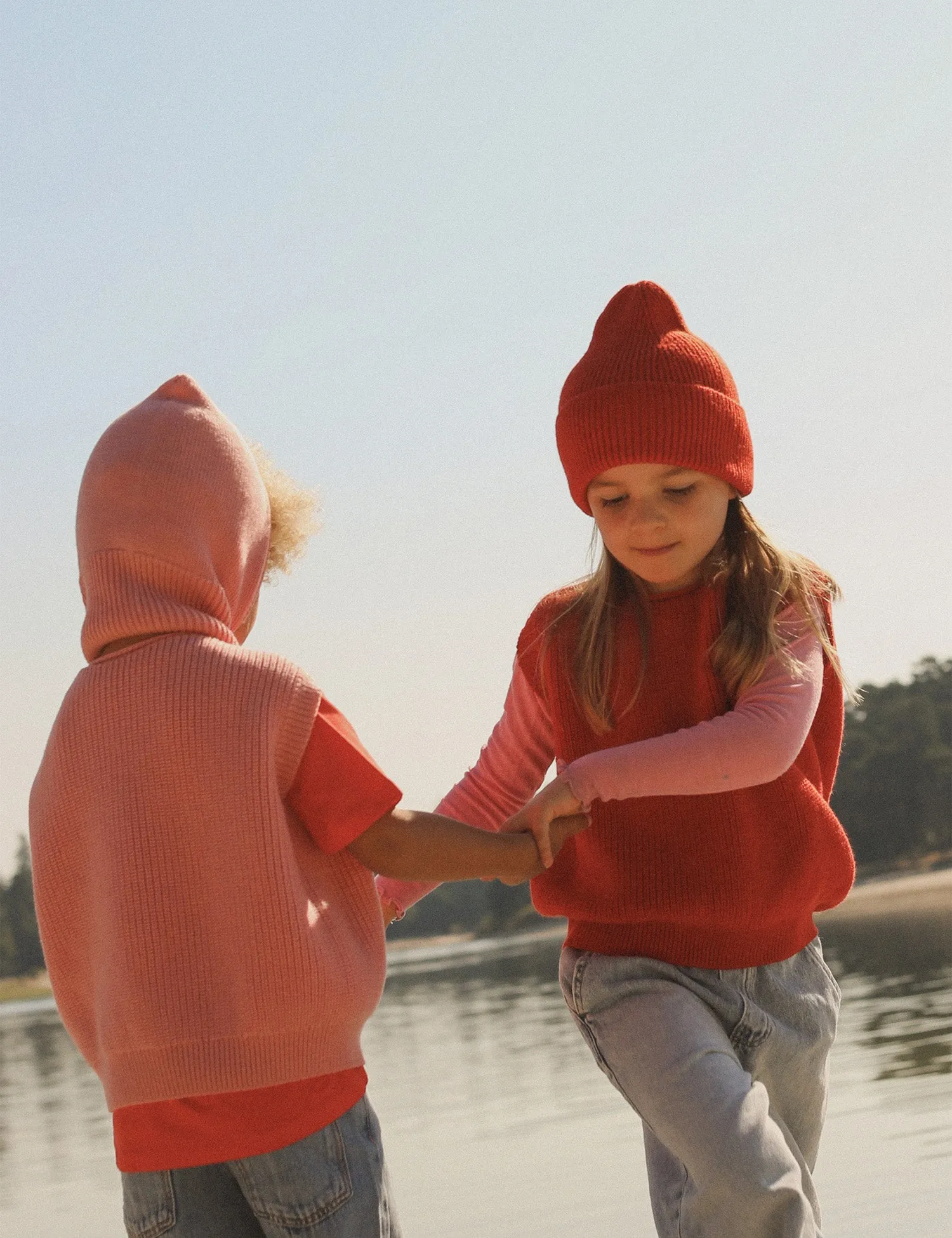 Harvey Kids Vest in Red