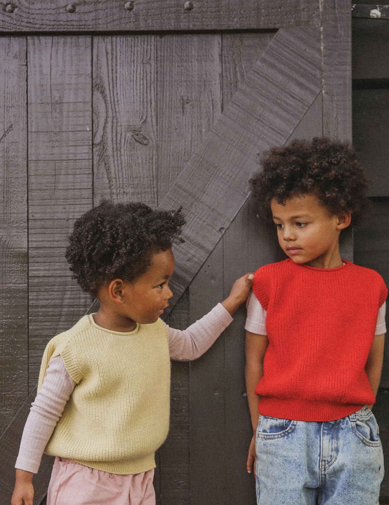 Harvey Kids Vest in Red