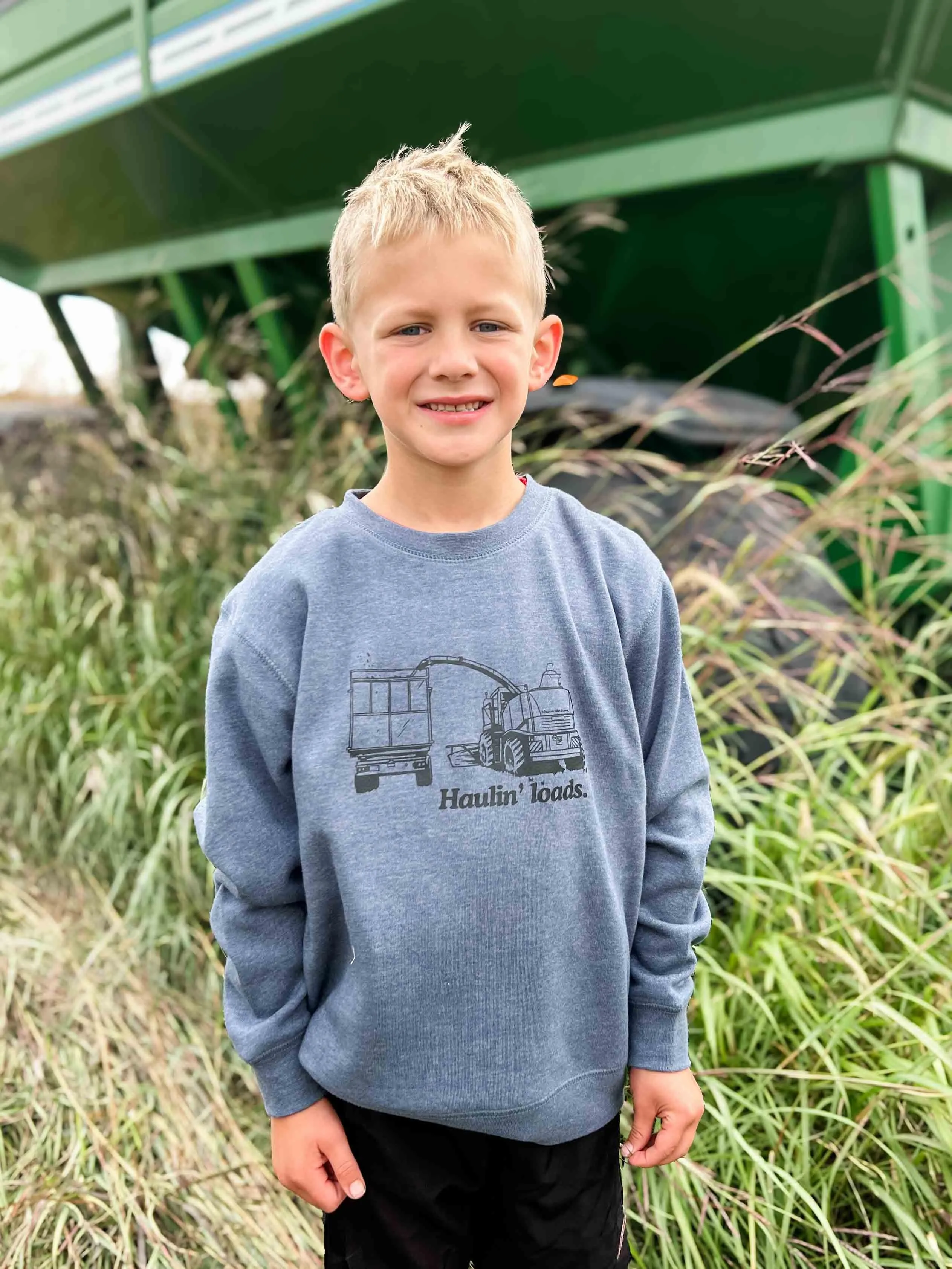 Haulin' Loads Toddler/Youth Crewneck