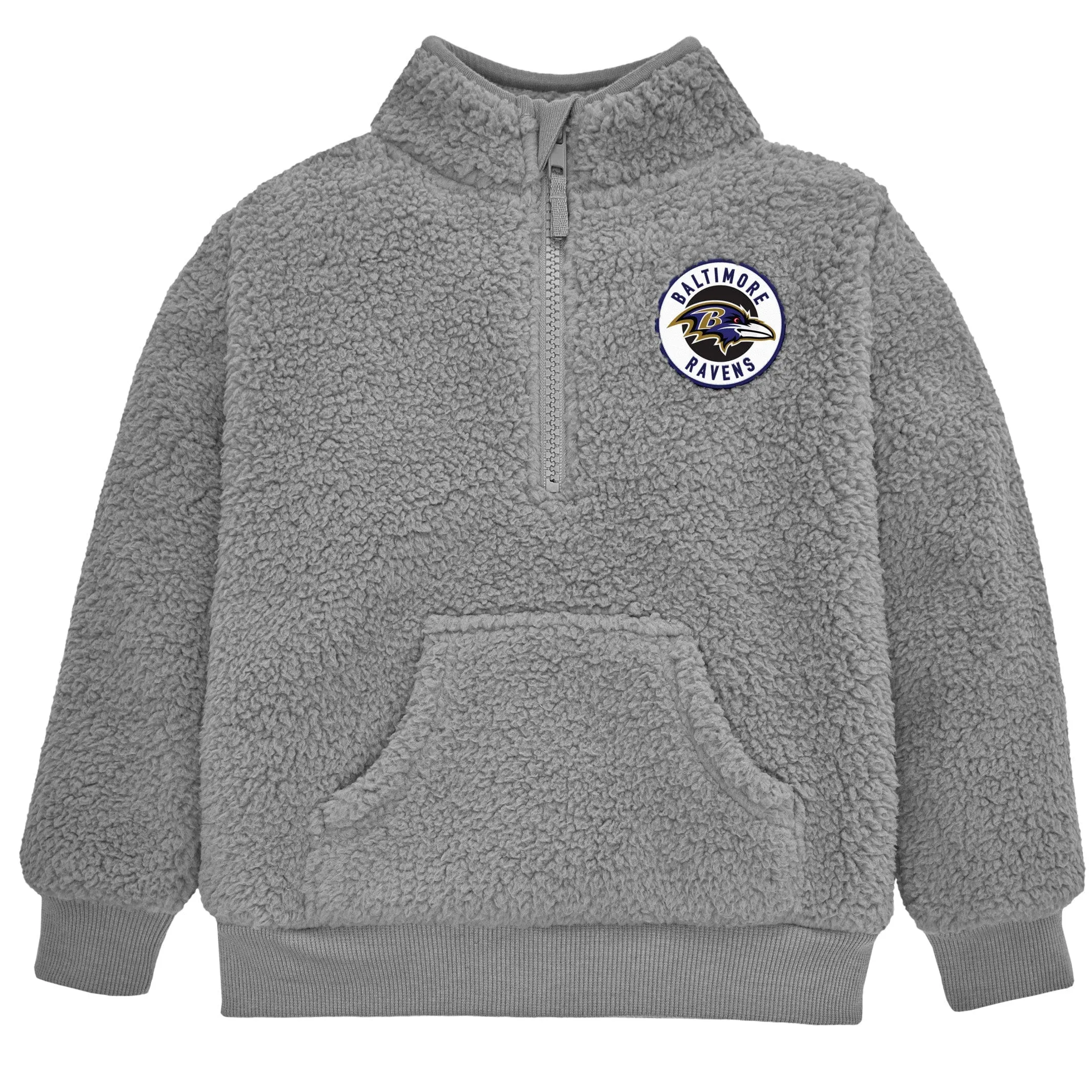 Infant & Toddler Baltimore Ravens 1/4 Zip Sherpa Top