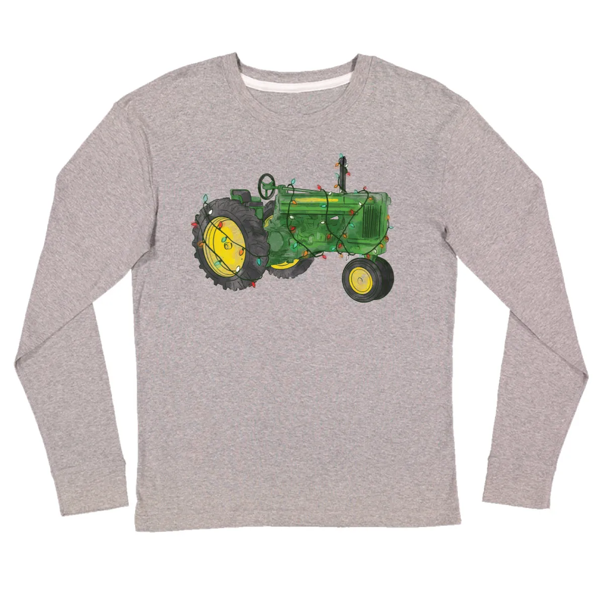 John Deere Toddler Festive Tractor Long Sleeve Tee