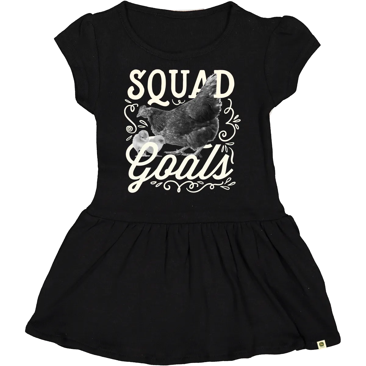 John Deere Toddler Squad Goals Twirl Dress