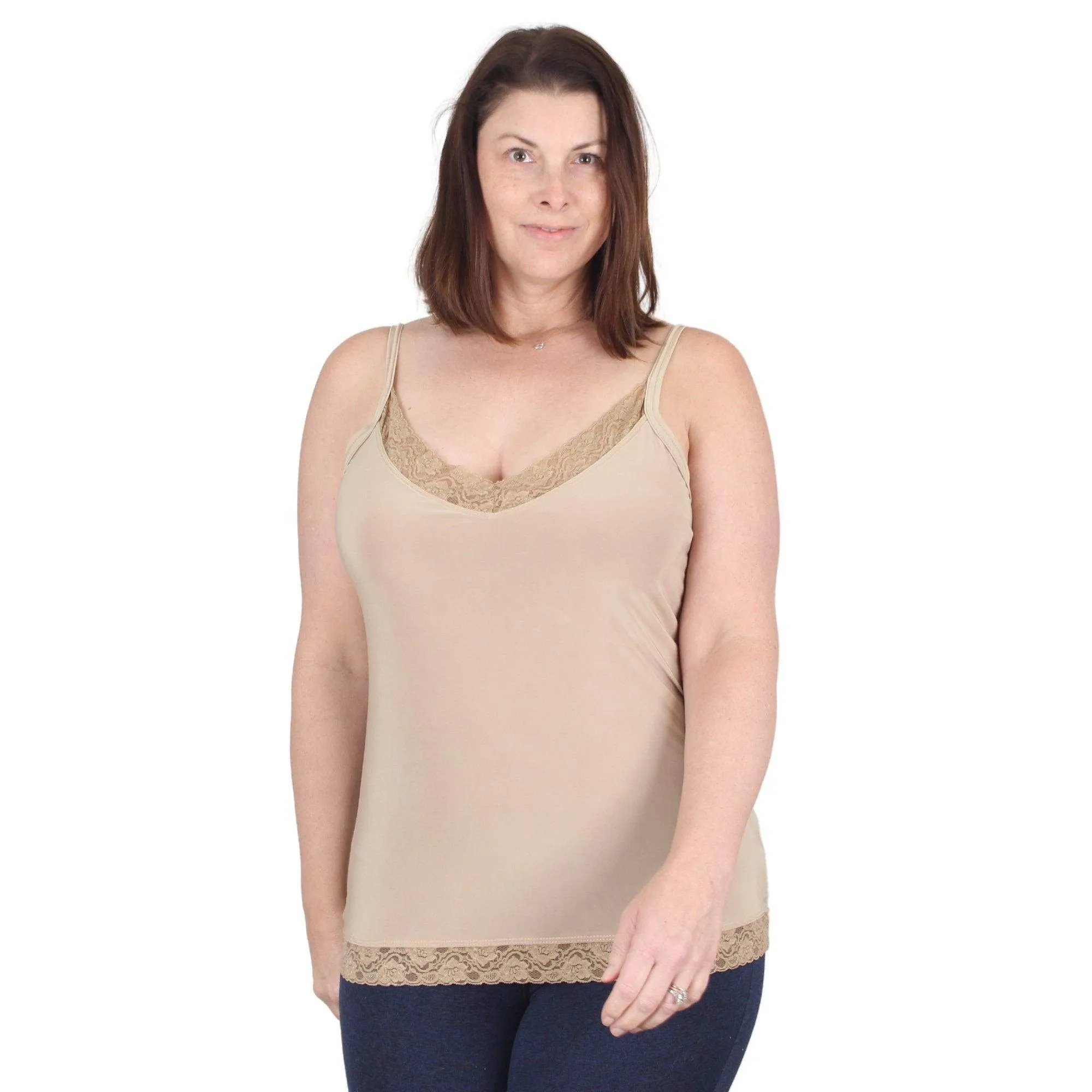 Lace Camisole | Beige