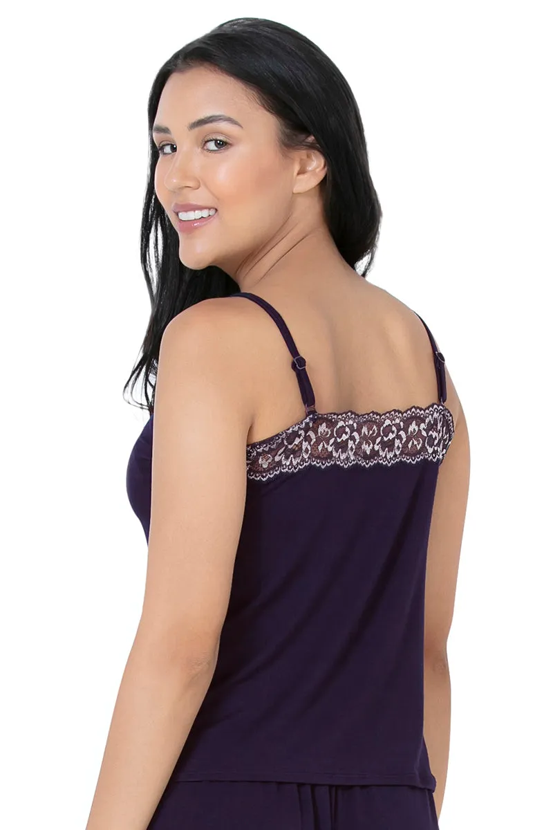 Lace Touch Sleep Camisole - Midnight