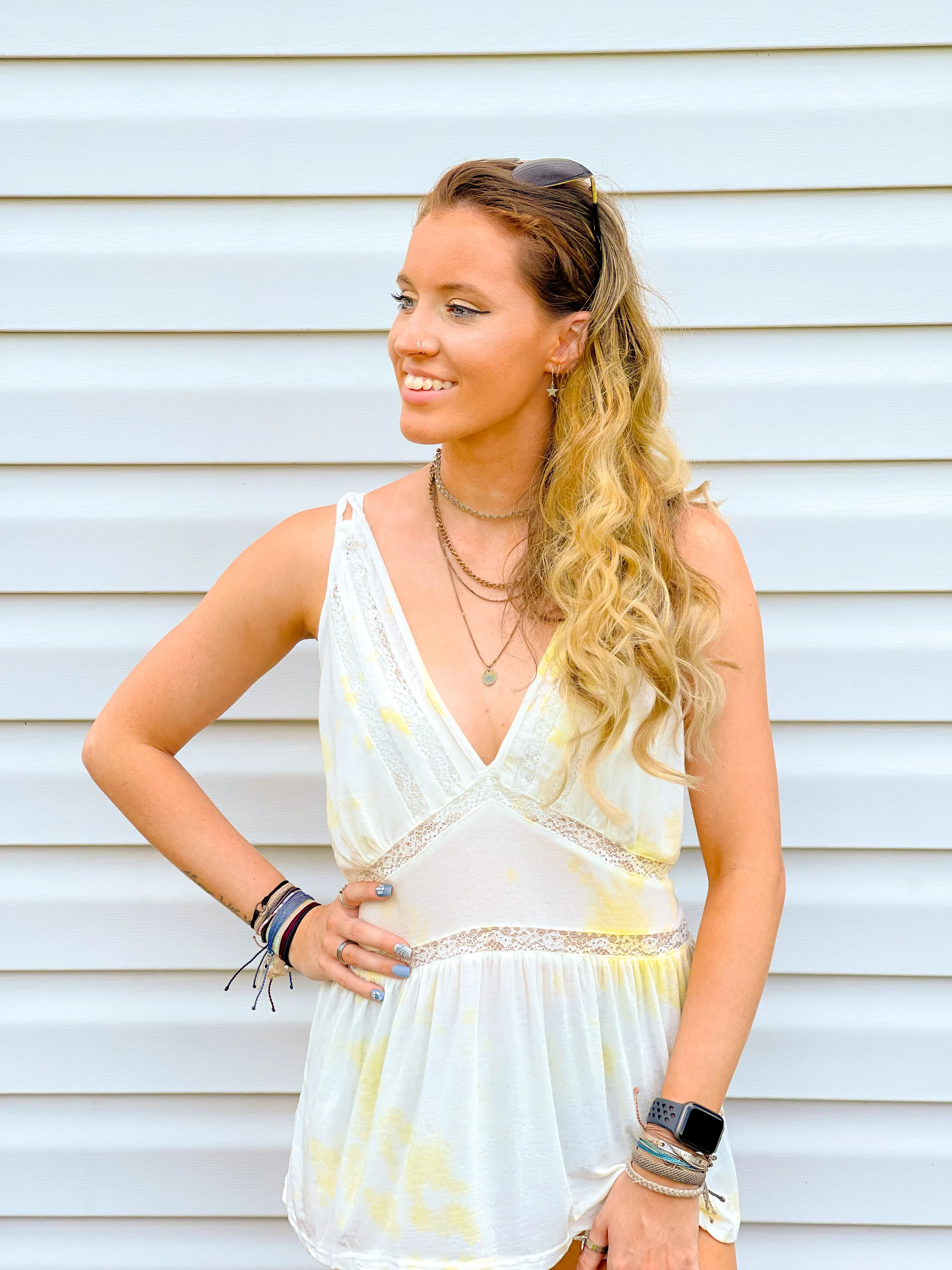 Lemon Drop Sleeveless Beach Tank