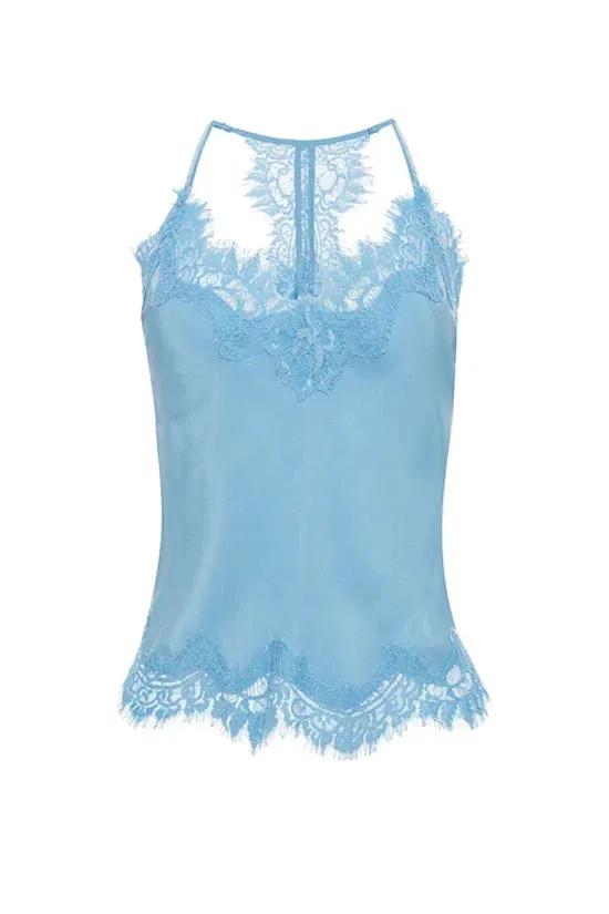 Lucy Crop Cami - Baby Blue