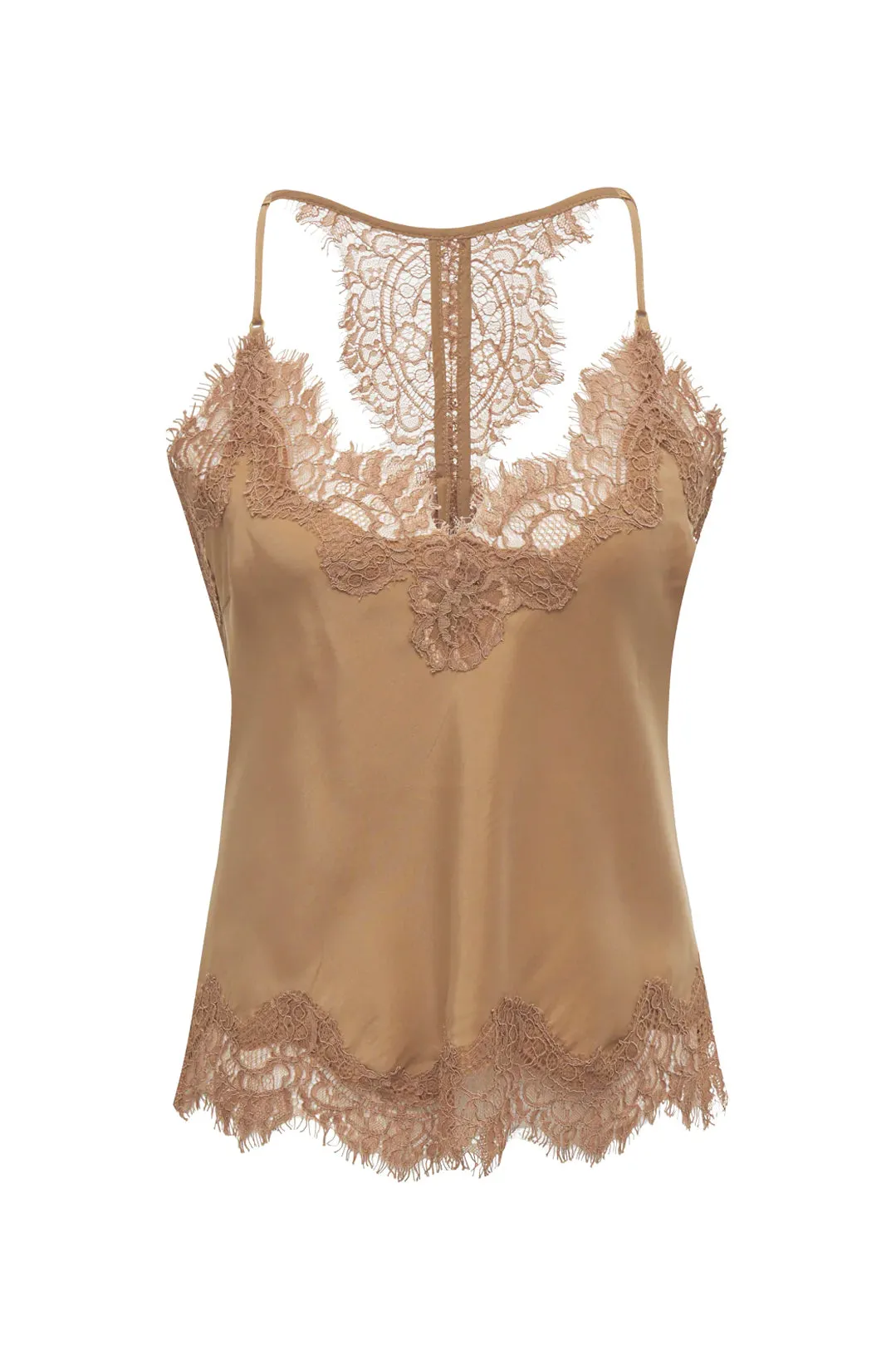 Lucy Crop Cami - Desert Sand