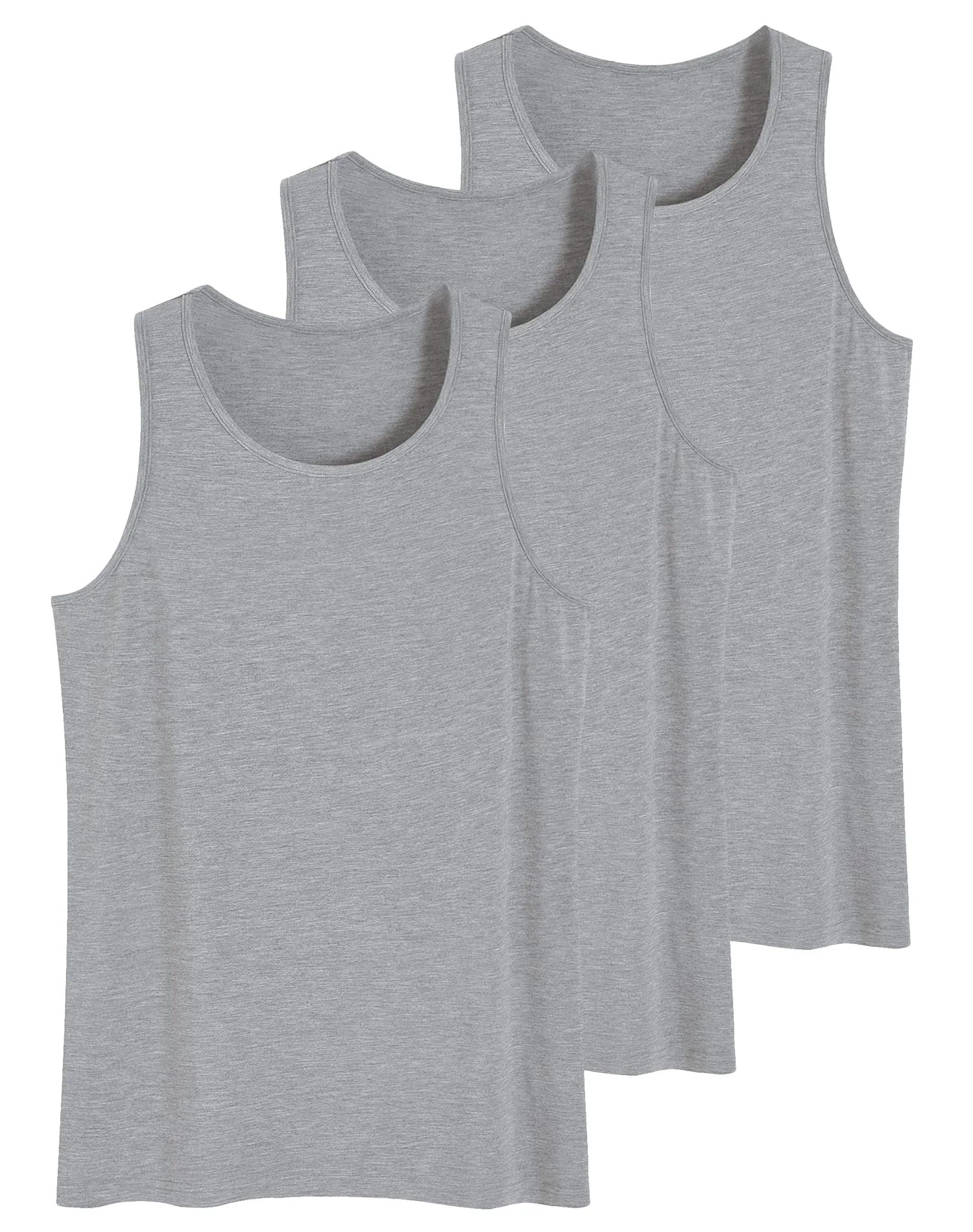 Men's Bamboo Viscose Tank Top Undershirt