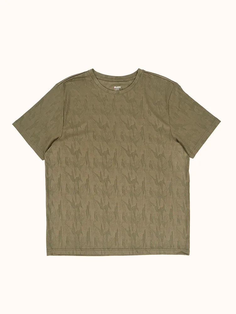 Men's Camo Crew Neck Undershirt - Green