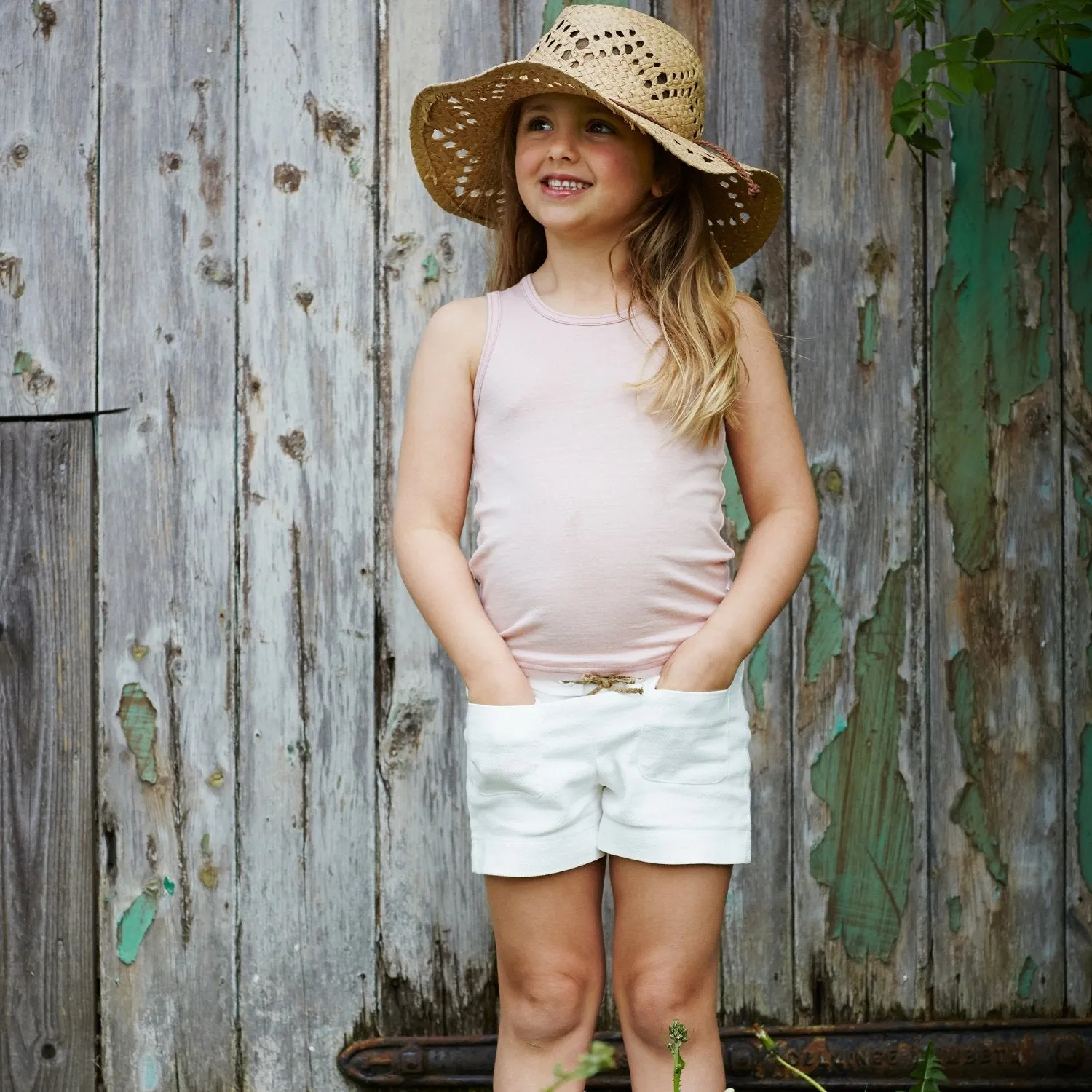 Merino Tank,  Pink Peach Blossom