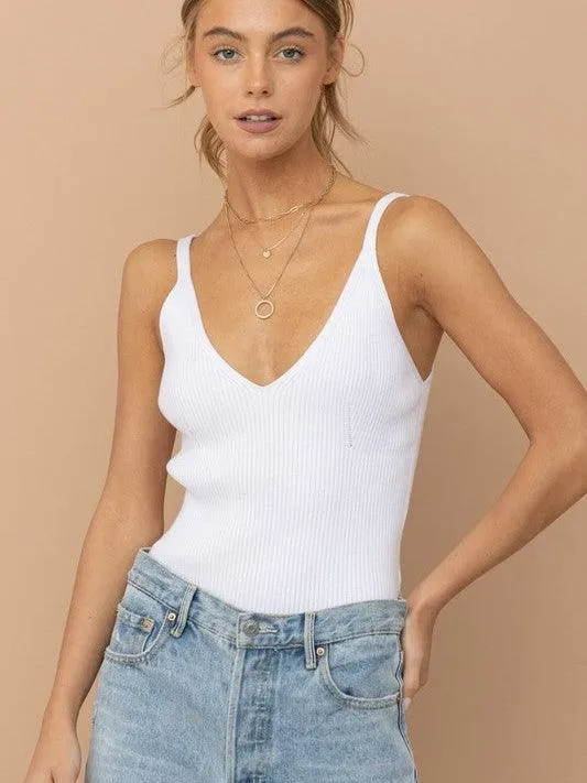 Own Your Magic V-Neck Knitted Knit Cami