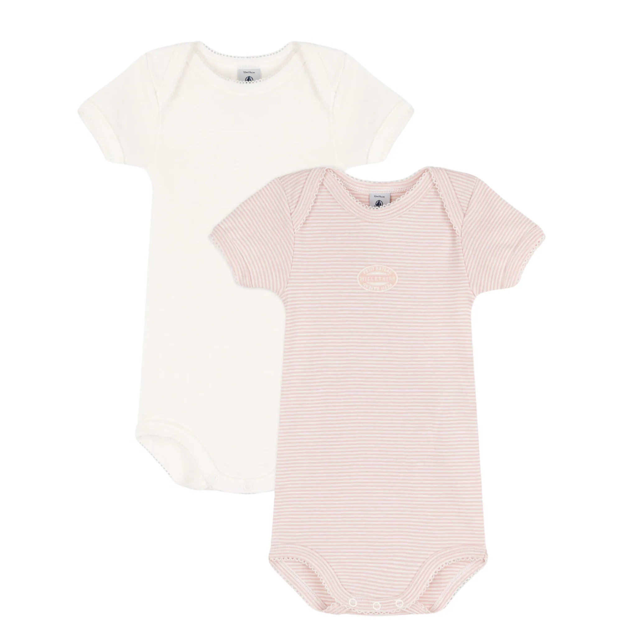 PB Pink Stripe Undershirts Set