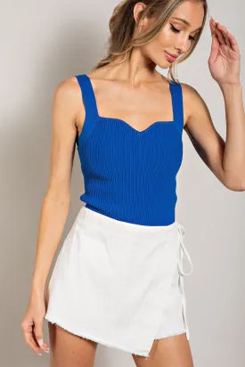 Penny Sleeveless Cami Top - Royal Blue