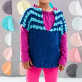 Red Heart Knit Child's Fashion Vest