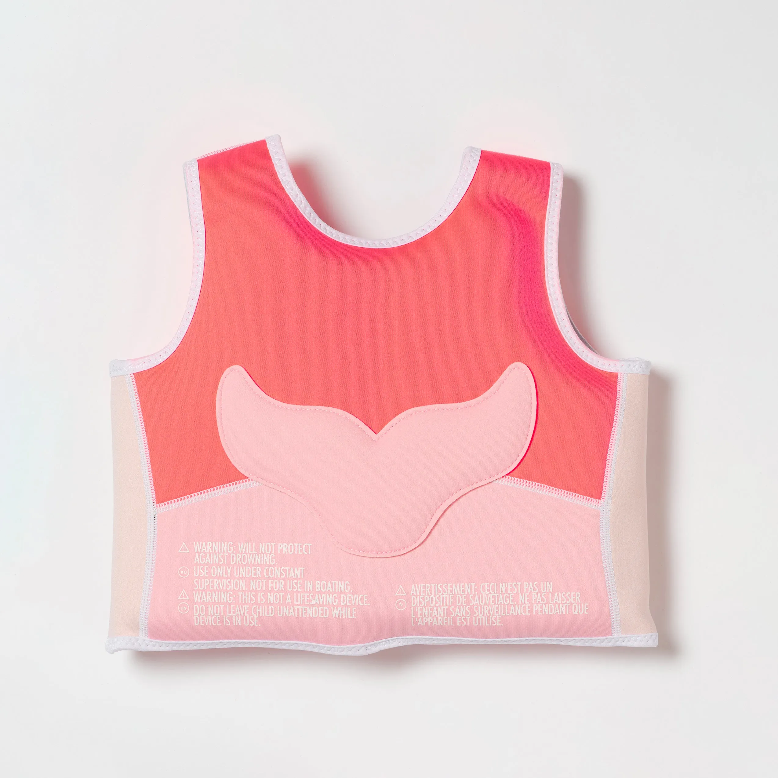 SUNNYLIFE - Melody the Mermaid Swim Vest Neon Strawberry