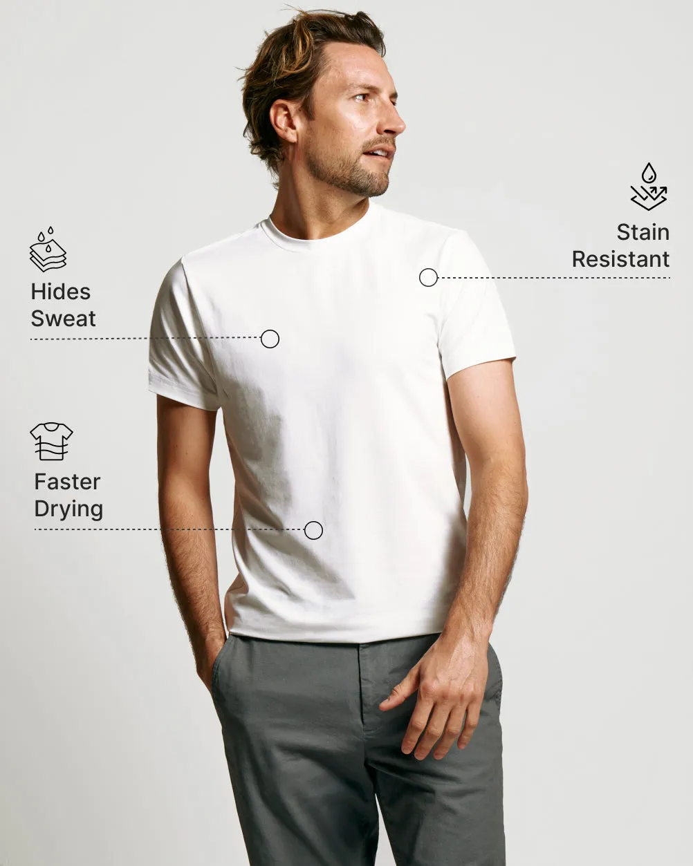 Sweat Defender Crew Neck Undershirt