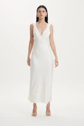 Third Form Magnetic Camisole Bias Slip Dress - Off White