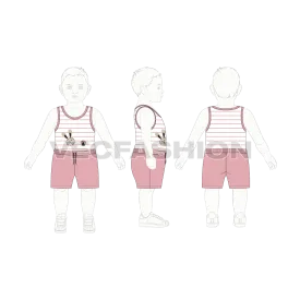 Toddler Boys Tank Top Shorts Set