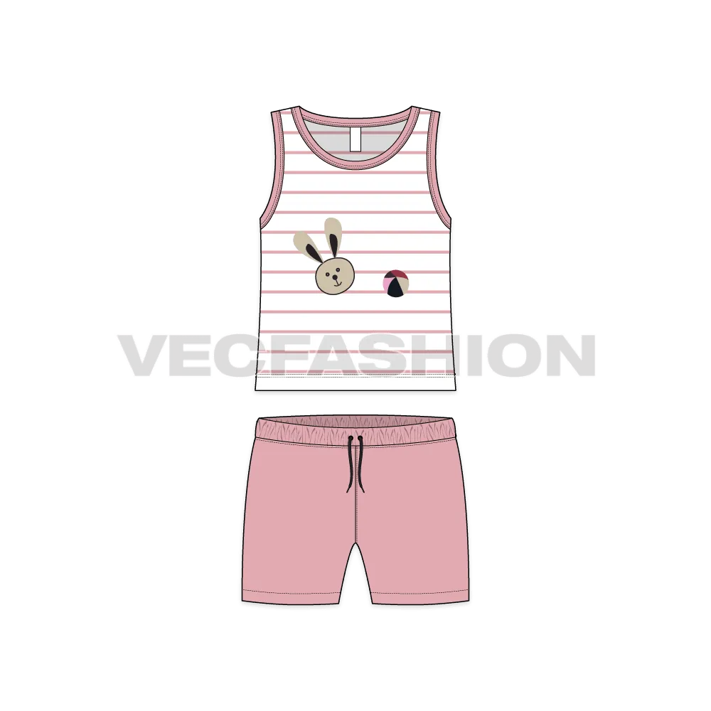 Toddler Boys Tank Top Shorts Set