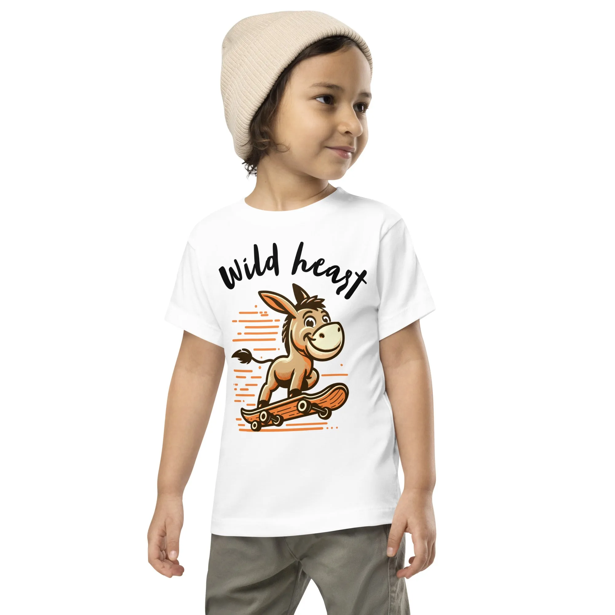 Toddler Short Sleeve Tee Speedy Donkey: Wild at Heart