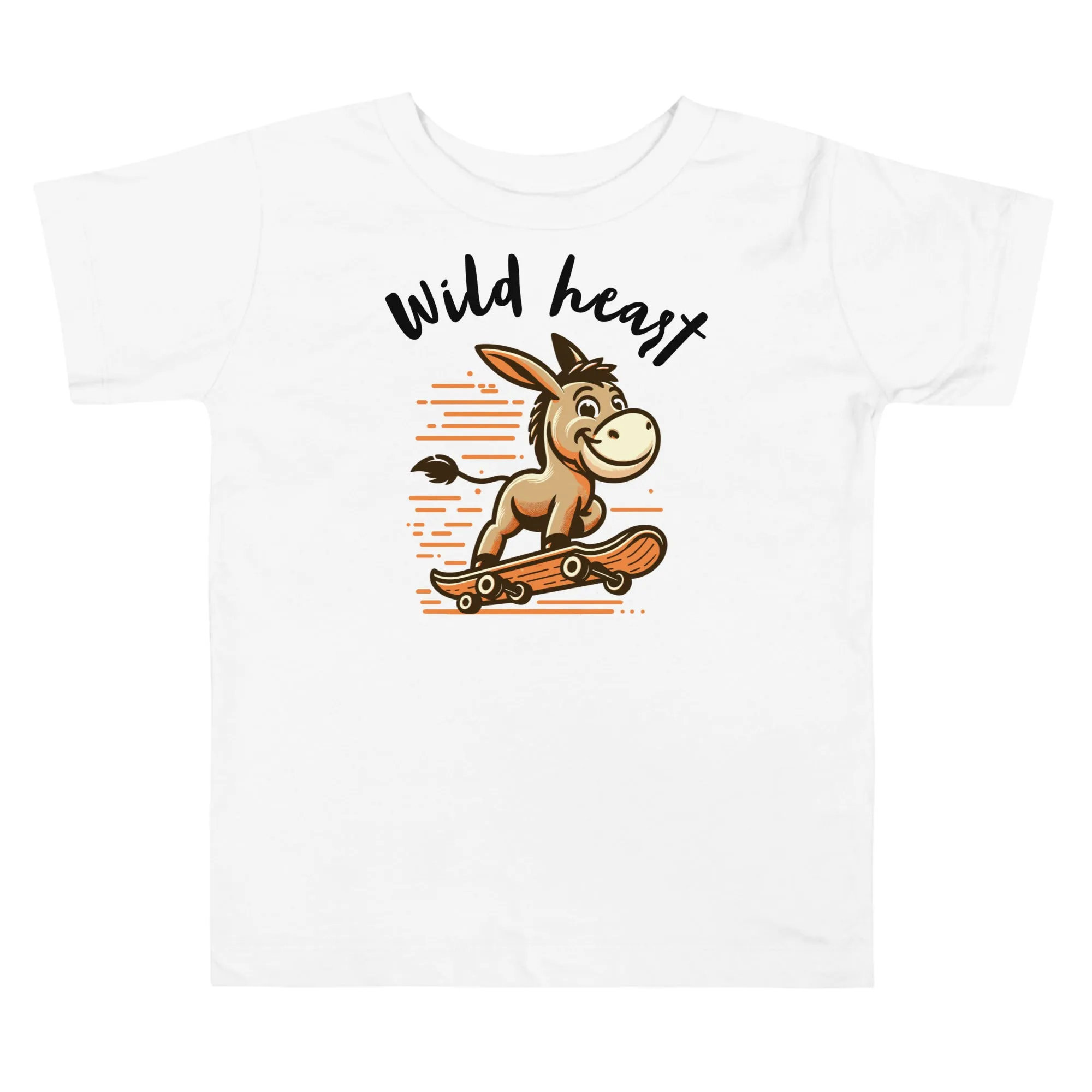 Toddler Short Sleeve Tee Speedy Donkey: Wild at Heart